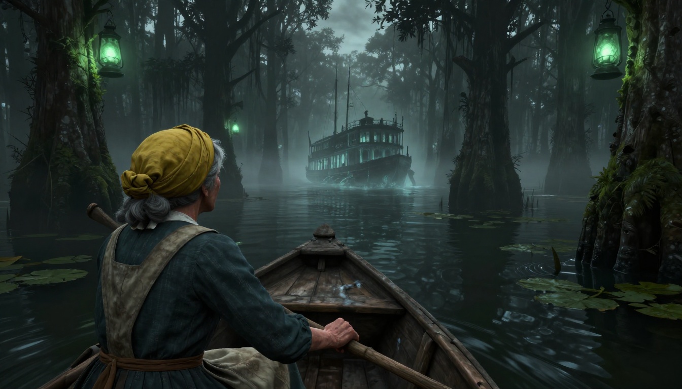 The Ghost Boat of Blackwood Bayou cover